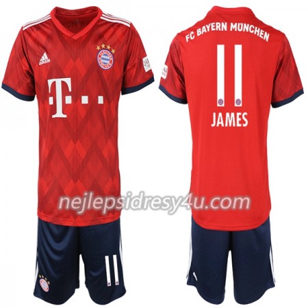 Fotbalový Dres FC Bayern Mnichov James Rodriguez 11 Dětské Domácí 2018/19